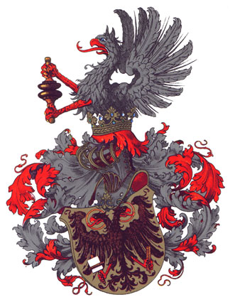 Das Wappen der Setzer und Drucker. klicken=zurück